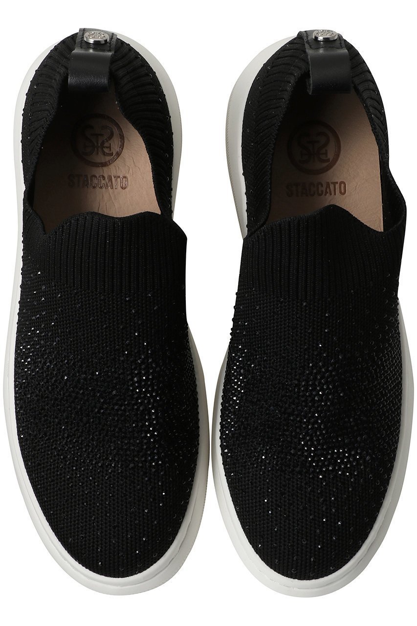 【スタッカート/STACCATO】のグリッターストーンスカッタースリッポン 人気、トレンドファッション・服の通販 founy(ファニー) 　ファッション　Fashion　レディースファッション　Fashion for Women　エレガント 上品　Elegant　シューズ　Shoes, Footwear　スポーティ　Sporty, Casual Athletic　スリッポン　Slip-On, Loafer　フィット　Fit, Slim Fit　フラット　Flat, Flat Shoes　other-2|ID: prp329100004374902 ipo3291000000032864306