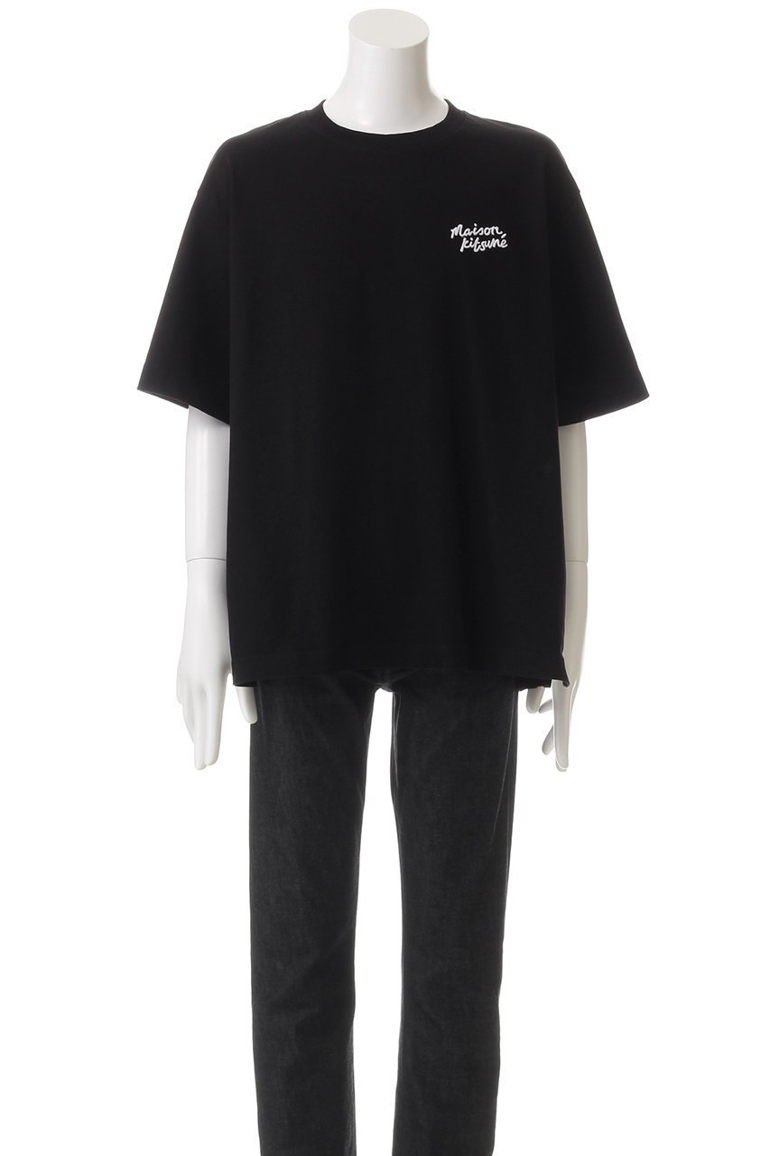【メゾン キツネ/MAISON KITSUNE / MEN】の【MEN】MAISON KITSUNE HANDWRITING EMBROIDERY OVERSIZE Tシャツ 人気、トレンドファッション・服の通販 founy(ファニー) 　ファッション　Fashion　メンズファッション　Fashion for Men　トップス・カットソー　Cut & Sew Tops　メンズシャツ　Shirts　ショート　Short, Short Length　スリーブ　Sleeve, Long Sleeve / Short Sleeve　ベーシック　Basic, Essential　other-2|ID: prp329100004374917 ipo3291000000032877839