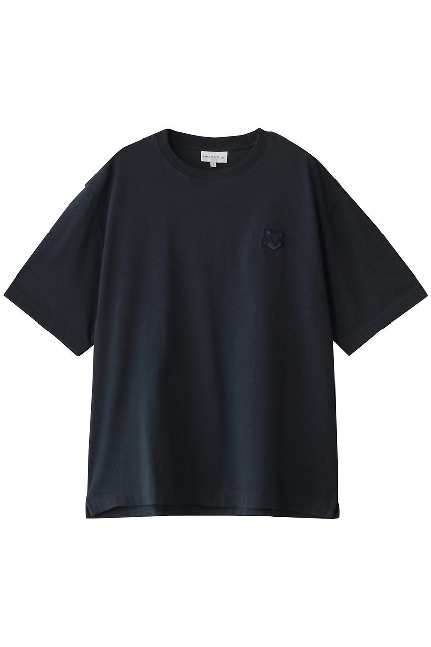 【メゾン キツネ/MAISON KITSUNE / MEN】の【MEN】BOLD FOX HEAD PATCH OVERSIZE Tシャツ インテリア・キッズ・メンズ・レディースファッション・服の通販 founy(ファニー) 　ファッション　Fashion　メンズファッション　Fashion for Men　トップス・カットソー　Cut & Sew Tops　メンズシャツ　Shirts　ショート　Short, Short Length　スタイリッシュ　Stylish, Fashionable　スリーブ　Sleeve, Long Sleeve / Short Sleeve　ハーフ　Half, Half-Length　ディープネイビー|ID: prp329100004374918 ipo3291000000032877885