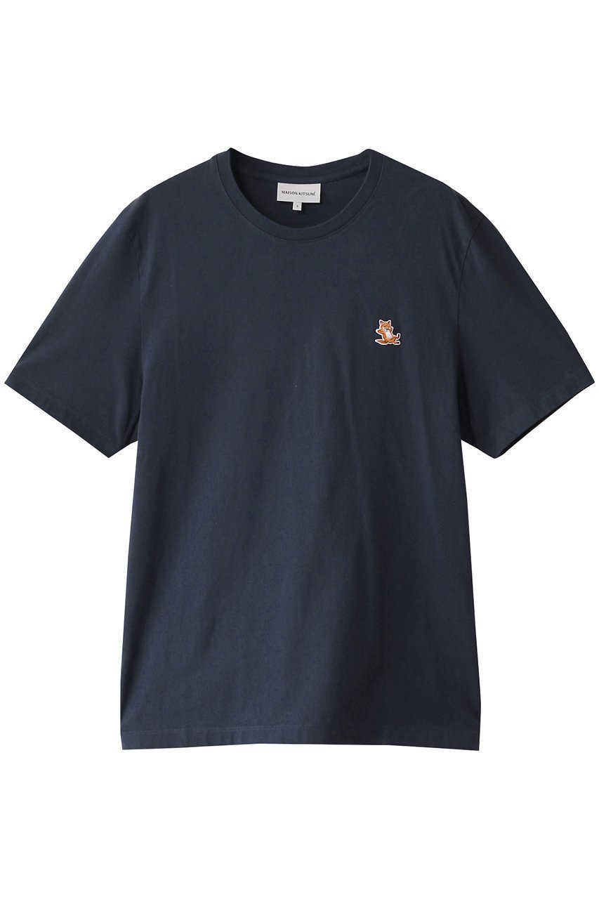 【メゾン キツネ/MAISON KITSUNE / MEN】の【MEN】CHILLAX FOX PATCH REGULAR Tシャツ インテリア・キッズ・メンズ・レディースファッション・服の通販 founy(ファニー) 　ファッション　Fashion　メンズファッション　Fashion for Men　トップス・カットソー　Cut & Sew Tops　メンズシャツ　Shirts　ショート　Short, Short Length　スタンダード　Standard, Basic　スリーブ　Sleeve, Long Sleeve / Short Sleeve　ハーフ　Half, Half-Length　パッチ　Patch, Appliqué　ベーシック　Basic, Essential　ロング　Long, Long-Length　人気　Popular, Best Seller　インクブルー|ID: prp329100004374919 ipo3291000000032877921