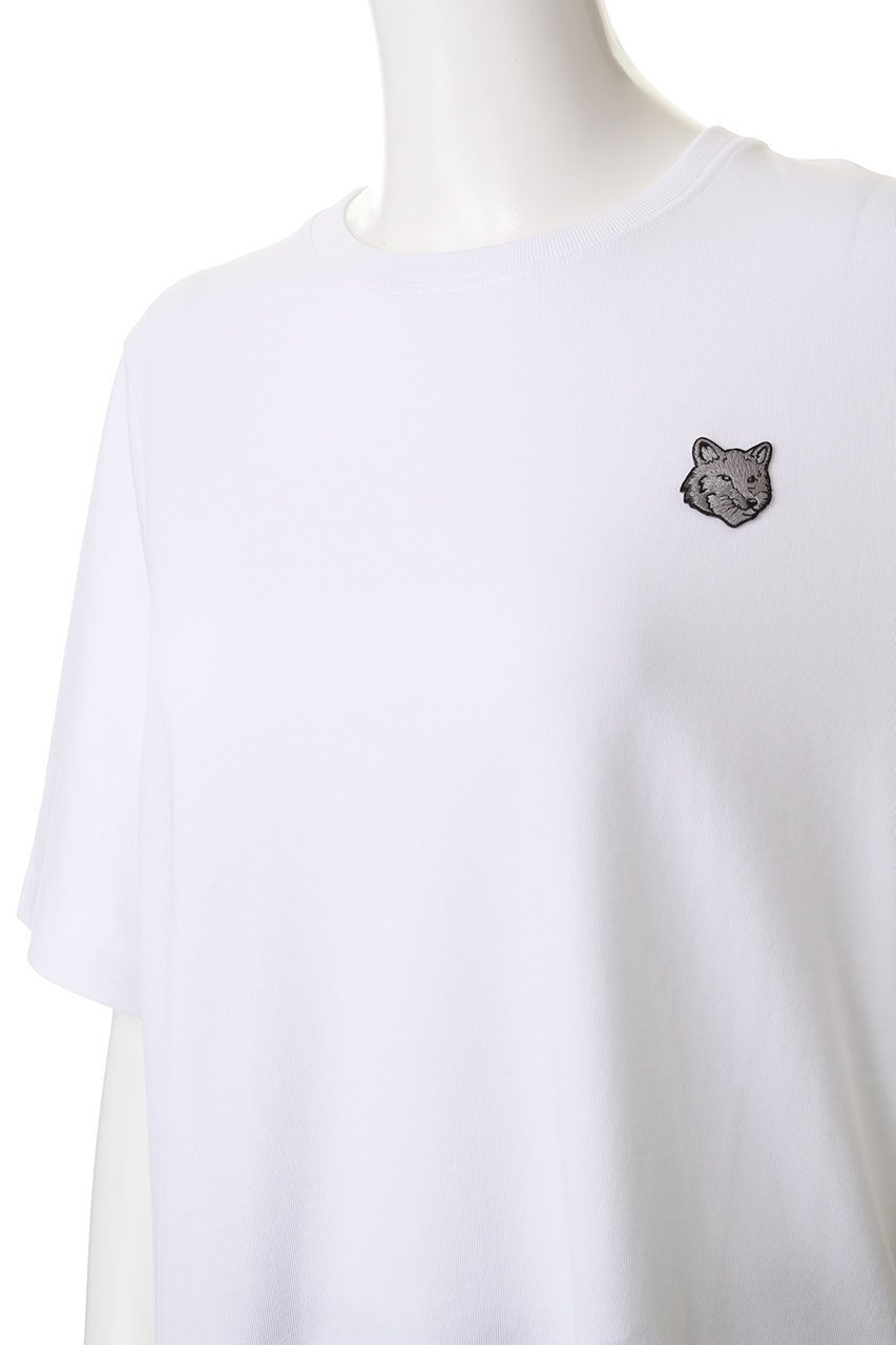 【メゾン キツネ/MAISON KITSUNE】のBOLD FOX HEAD PATCH COMFORT Tシャツ 人気、トレンドファッション・服の通販 founy(ファニー) 　ファッション　Fashion　レディースファッション　Fashion for Women　トップス・カットソー　Cut & Sew Tops　シャツ・ブラウス・オフィスカジュアル　Elegant Blouses & Button-Ups　ロングTシャツ・Tシャツ　Longline T-Shirts & Tees　カットソー・ベーシックTシャツ　Cut-and-Sewn Tops / Stretch Tees & Basics　ショート　Short, Short Length　シンプル　Simple, Minimal　スリーブ　Sleeve, Long Sleeve / Short Sleeve　バランス　Balance, Style Balance　other-5|ID: prp329100004374921 ipo3291000000032878010