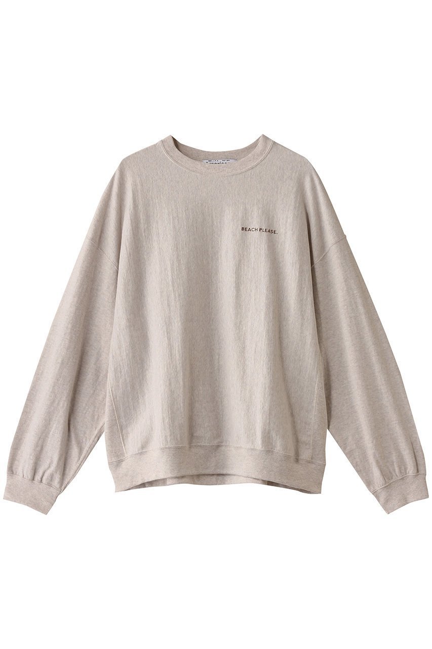 【アメリカーナ/Americana】のリヴァースウィーブロングスリーブTシャツ インテリア・キッズ・メンズ・レディースファッション・服の通販 founy(ファニー) 　ファッション　Fashion　レディースファッション　Fashion for Women　トップス・カットソー　Cut & Sew Tops　シャツ・ブラウス・オフィスカジュアル　Elegant Blouses & Button-Ups　ロングTシャツ・Tシャツ　Longline T-Shirts & Tees　カットソー・ベーシックTシャツ　Cut-and-Sewn Tops / Stretch Tees & Basics　スタイリッシュ　Stylish, Fashionable　スリーブ　Sleeve, Long Sleeve / Short Sleeve　プリント　Print, Printed Pattern　ロング　Long, Long-Length　定番　Standard, Basic Item　オートミール|ID: prp329100004374924 ipo3291000000032878123