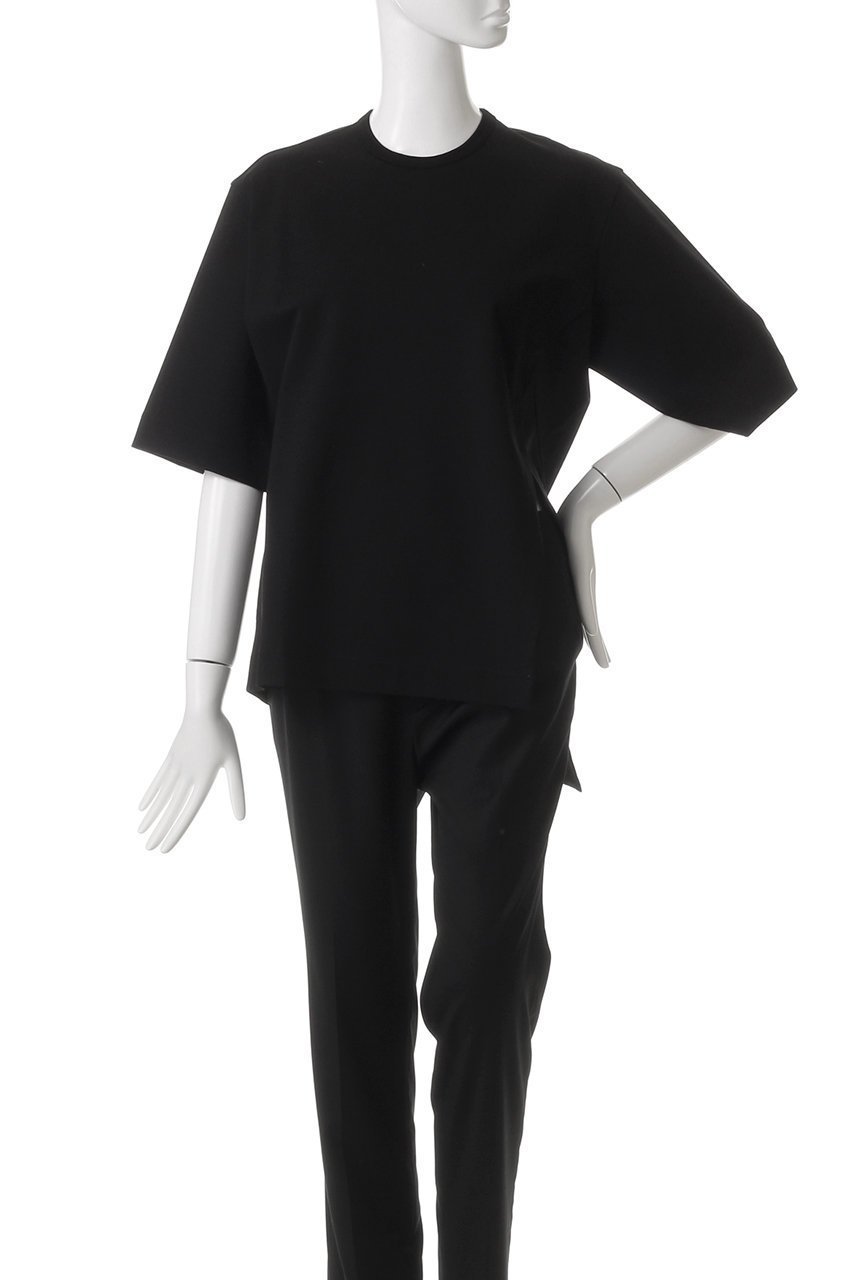 【ウジョー/Ujoh】のトリミング ハーフスリーブ Tシャツ 人気、トレンドファッション・服の通販 founy(ファニー) 　ファッション　Fashion　レディースファッション　Fashion for Women　トップス・カットソー　Cut & Sew Tops　シャツ・ブラウス・オフィスカジュアル　Elegant Blouses & Button-Ups　ロングTシャツ・Tシャツ　Longline T-Shirts & Tees　カットソー・ベーシックTシャツ　Cut-and-Sewn Tops / Stretch Tees & Basics　ショート　Short, Short Length　スリーブ　Sleeve, Long Sleeve / Short Sleeve　トリミング　Trimming, Decorative Edge　ハーフ　Half, Half-Length　ベーシック　Basic, Essential　other-2|ID: prp329100004374934 ipo3291000000032811297