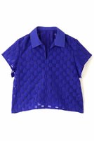 【アドーア/ADORE】のダミエジャガードブラウス 人気、トレンドファッション・服の通販 founy(ファニー) ファッション Fashion レディースファッション WOMEN トップス・カットソー Tops/Tshirt シャツ/ブラウス Shirts/Blouses おすすめ Recommend ショート Short ジャカード Jacquard スキッパー Skipper スリーブ Sleeve セットアップ Set Up モチーフ Motif 無地 Plain Color |ID:prp329100004374941