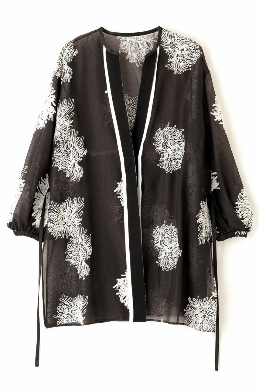 【アドーア/ADORE】のシアーエンブロイダリーロングジャケット インテリア・キッズ・メンズ・レディースファッション・服の通販 founy(ファニー) ファッション Fashion レディースファッション Fashion for Women アウター Coat / Outerwear Collection レディースジャケット・軽アウター Jackets グログラン Grosgrain, Grosgrain Ribbon シアー Sheer, See-Through シンプル Simple, Minimal ジャケット Jacket, Outerwear ボトム Bottoms, Lower Wear エレガント 上品 Elegant ブラック|ID: prp329100004374943 ipo3291000000035825680