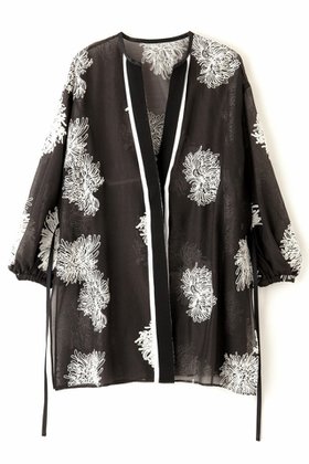 【アドーア/ADORE】 シアーエンブロイダリーロングジャケット人気、トレンドファッション・服の通販 founy(ファニー) ファッション Fashion レディースファッション Fashion for Women アウター Coat / Outerwear Collection レディースジャケット・軽アウター Jackets グログラン Grosgrain, Grosgrain Ribbon シアー Sheer, See-Through シンプル Simple, Minimal ジャケット Jacket, Outerwear ボトム Bottoms, Lower Wear エレガント 上品 Elegant |ID:prp329100004374943