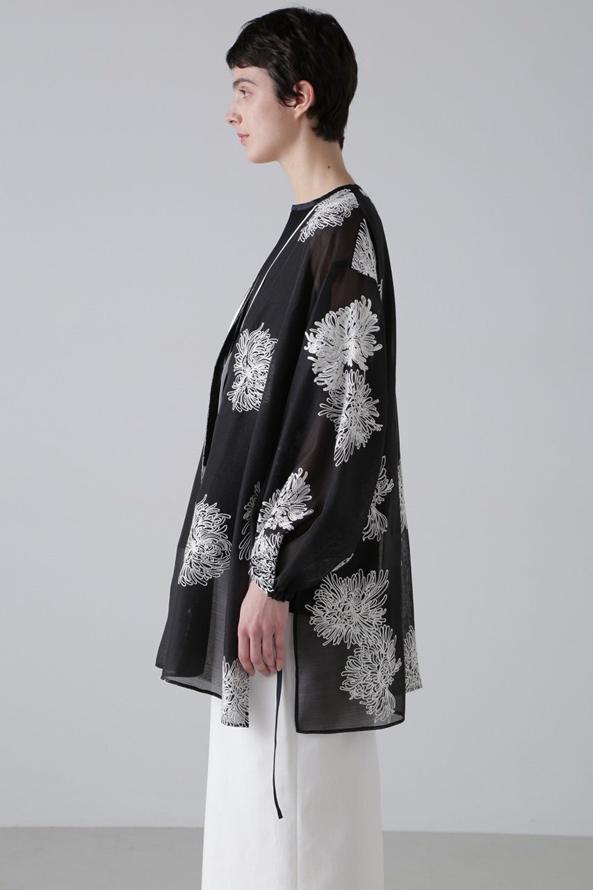 【アドーア/ADORE】のシアーエンブロイダリーロングジャケット 人気、トレンドファッション・服の通販 founy(ファニー) 　ファッション　Fashion　レディースファッション　Fashion for Women　アウター　Coat / Outerwear Collection　レディースジャケット・軽アウター　Jackets　グログラン　Grosgrain, Grosgrain Ribbon　シアー　Sheer, See-Through　シンプル　Simple, Minimal　ジャケット　Jacket, Outerwear　ボトム　Bottoms, Lower Wear　エレガント 上品　Elegant　other-3|ID: prp329100004374943 ipo3291000000036639126