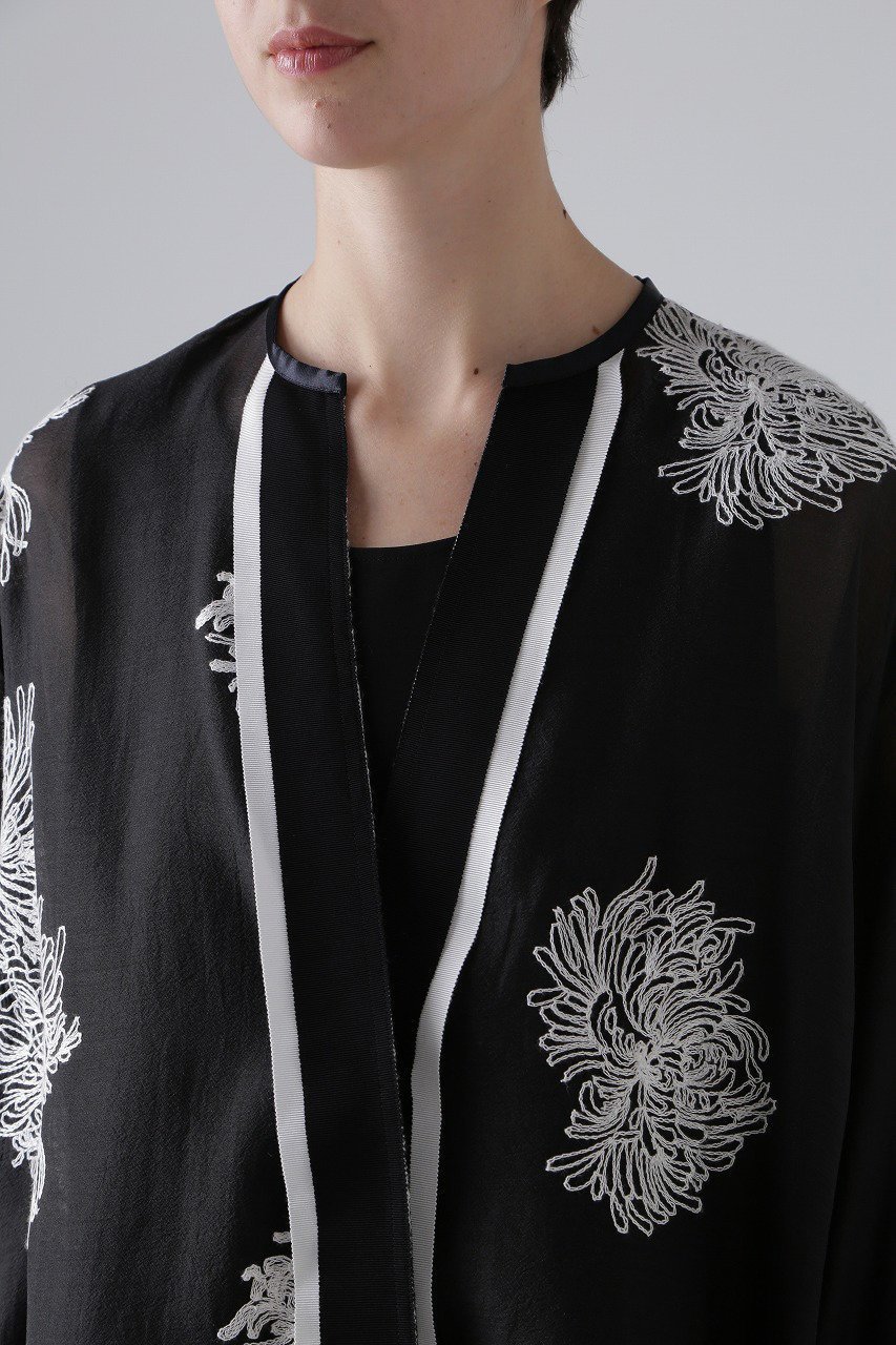 【アドーア/ADORE】のシアーエンブロイダリーロングジャケット 人気、トレンドファッション・服の通販 founy(ファニー) 　ファッション　Fashion　レディースファッション　Fashion for Women　アウター　Coat / Outerwear Collection　レディースジャケット・軽アウター　Jackets　グログラン　Grosgrain, Grosgrain Ribbon　シアー　Sheer, See-Through　シンプル　Simple, Minimal　ジャケット　Jacket, Outerwear　ボトム　Bottoms, Lower Wear　エレガント 上品　Elegant　other-5|ID: prp329100004374943 ipo3291000000036639128