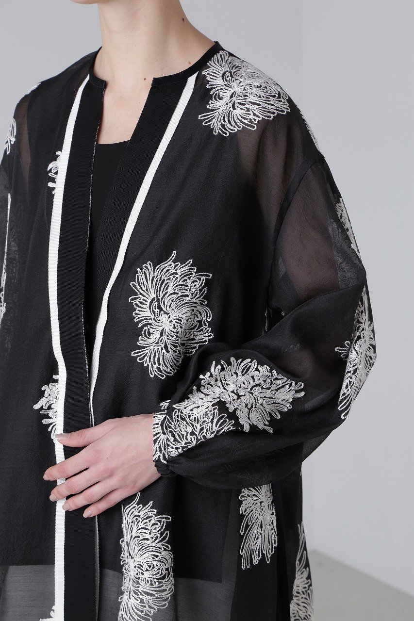 【アドーア/ADORE】のシアーエンブロイダリーロングジャケット 人気、トレンドファッション・服の通販 founy(ファニー) 　ファッション　Fashion　レディースファッション　Fashion for Women　アウター　Coat / Outerwear Collection　レディースジャケット・軽アウター　Jackets　グログラン　Grosgrain, Grosgrain Ribbon　シアー　Sheer, See-Through　シンプル　Simple, Minimal　ジャケット　Jacket, Outerwear　ボトム　Bottoms, Lower Wear　エレガント 上品　Elegant　other-6|ID: prp329100004374943 ipo3291000000036639129