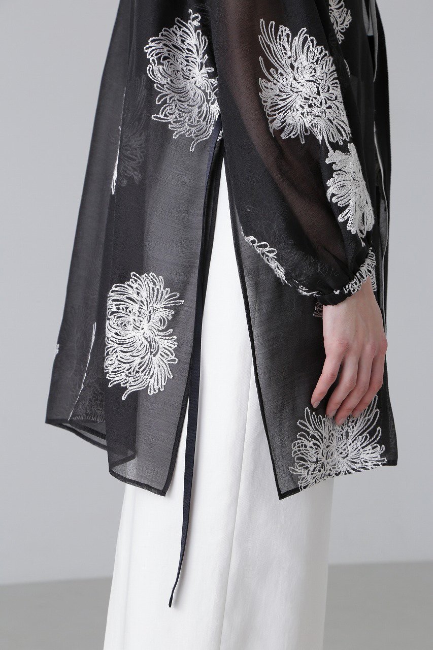 【アドーア/ADORE】のシアーエンブロイダリーロングジャケット 人気、トレンドファッション・服の通販 founy(ファニー) 　ファッション　Fashion　レディースファッション　Fashion for Women　アウター　Coat / Outerwear Collection　レディースジャケット・軽アウター　Jackets　グログラン　Grosgrain, Grosgrain Ribbon　シアー　Sheer, See-Through　シンプル　Simple, Minimal　ジャケット　Jacket, Outerwear　ボトム　Bottoms, Lower Wear　エレガント 上品　Elegant　other-7|ID: prp329100004374943 ipo3291000000036639130