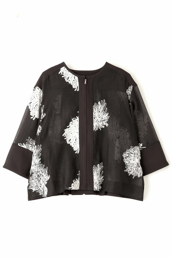 【アドーア/ADORE】のシアーエンブロイダリージャケット インテリア・キッズ・メンズ・レディースファッション・服の通販 founy(ファニー) https://founy.com/ ファッション Fashion レディースファッション Fashion for Women アウター Coat / Outerwear Collection レディースジャケット・軽アウター Jackets エレガント 上品 Elegant シアー Sheer, See-Through ジャケット Jacket, Outerwear フラワー Flower, Floral フロント Front, Front Design メタル Metal, Metal Parts モチーフ Motif, Design Theme |ID: prp329100004374944 ipo3291000000032959381