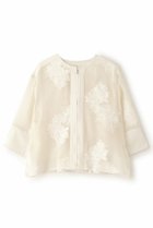 【アドーア/ADORE】のシアーエンブロイダリージャケット オフホワイト|ID: prp329100004374944 ipo3291000000032959388