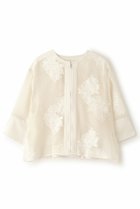 【アドーア/ADORE】のシアーエンブロイダリージャケット ホワイト|ID: prp329100004374944 ipo3291000000032959392