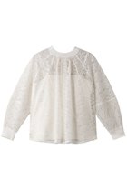 【マリリンムーン/MARILYN MOON】のモダンレース2wayタイブラウス 人気、トレンドファッション・服の通販 founy(ファニー) ファッション Fashion レディースファッション Fashion for Women トップス・カットソー Cut & Sew Tops シャツ・ブラウス・オフィスカジュアル Elegant Blouses & Button-Ups おすすめ Recommended / Our Picks オケージョン Occasion Wear スリーブ Sleeve, Long Sleeve / Short Sleeve モダン Modern, Contemporary リボン Ribbon, Bow レース Lace, Lace Fabric ロング Long, Long-Length thumbnail オフホワイト|ID: prp329100004374947 ipo3291000000032868267