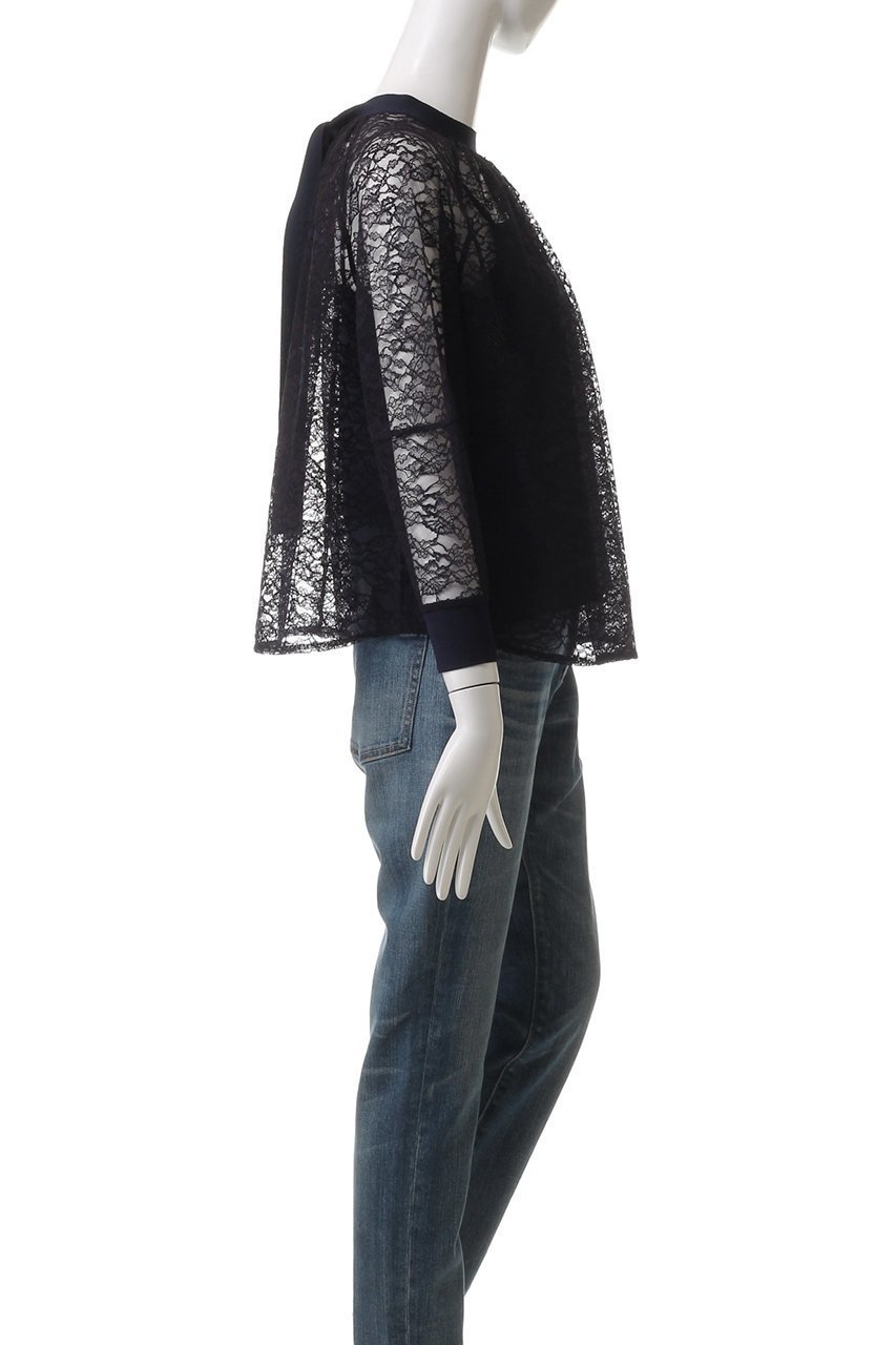 【マリリンムーン/MARILYN MOON】のモダンレース2wayタイブラウス 人気、トレンドファッション・服の通販 founy(ファニー) 　ファッション　Fashion　レディースファッション　Fashion for Women　トップス・カットソー　Cut & Sew Tops　シャツ・ブラウス・オフィスカジュアル　Elegant Blouses & Button-Ups　おすすめ　Recommended / Our Picks　オケージョン　Occasion Wear　スリーブ　Sleeve, Long Sleeve / Short Sleeve　モダン　Modern, Contemporary　リボン　Ribbon, Bow　レース　Lace, Lace Fabric　ロング　Long, Long-Length　other-3|ID: prp329100004374947 ipo3291000000034955546