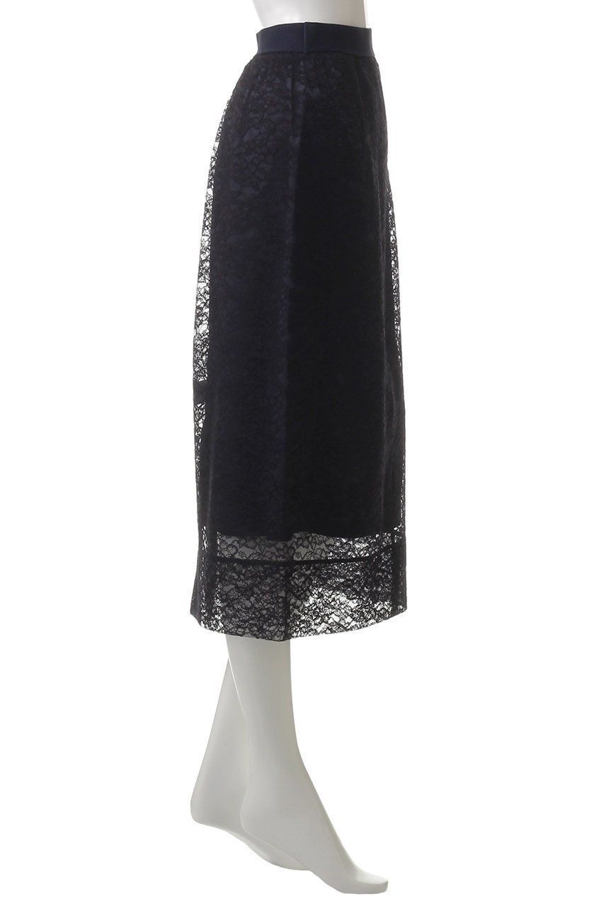 【マリリンムーン/MARILYN MOON】のモダンレースIラインスカート 人気、トレンドファッション・服の通販 founy(ファニー) 　ファッション　Fashion　レディースファッション　Fashion for Women　スカート　Skirts　おすすめ　Recommended / Our Picks　シアー　Sheer, See-Through　ペチコート　Petticoat, Underskirt　モダン　Modern, Contemporary　レース　Lace, Lace Fabric　other-3|ID: prp329100004374948 ipo3291000000035691048