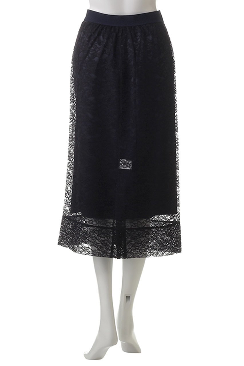 【マリリンムーン/MARILYN MOON】のモダンレースIラインスカート 人気、トレンドファッション・服の通販 founy(ファニー) 　ファッション　Fashion　レディースファッション　Fashion for Women　スカート　Skirts　おすすめ　Recommended / Our Picks　シアー　Sheer, See-Through　ペチコート　Petticoat, Underskirt　モダン　Modern, Contemporary　レース　Lace, Lace Fabric　other-4|ID: prp329100004374948 ipo3291000000035691049