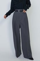 【プルミエ アロンディスモン/1er Arrondissement】のTWギャバツータックパンツ 人気、トレンドファッション・服の通販 founy(ファニー) ファッション Fashion レディースファッション WOMEN パンツ Pants 2025年 2025 2025春夏・S/S Ss,Spring/Summer,2025 おすすめ Recommend なめらか Smooth シルク Silk ジャケット Jacket セットアップ Set Up エレガント 上品 Elegant 夏 Summer 春 Spring S/S・春夏 Ss・Spring/Summer thumbnail グレー|ID: prp329100004374957 ipo3291000000030570612