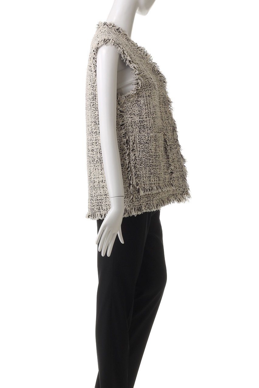 【デパリエ/DEPAREILLE】のリリーヤーンツイードジレ 人気、トレンドファッション・服の通販 founy(ファニー) ファッション Fashion レディースファッション Fashion for Women アウター Coat / Outerwear Collection レディースジャケット・軽アウター Jackets カットソー Cut and Sewn Top ジャケット Jacket, Outerwear デニム Denim, Jeans Material パーティ Party, Party Style フリンジ Fringe, Tassel ベスト Vest, Waistcoat エレガント 上品 Elegant 夏 Summer 春 Spring S/S・春夏 SS, Spring/Summer, Warm Season other-3|ID: prp329100004374972 ipo3291000000036061348