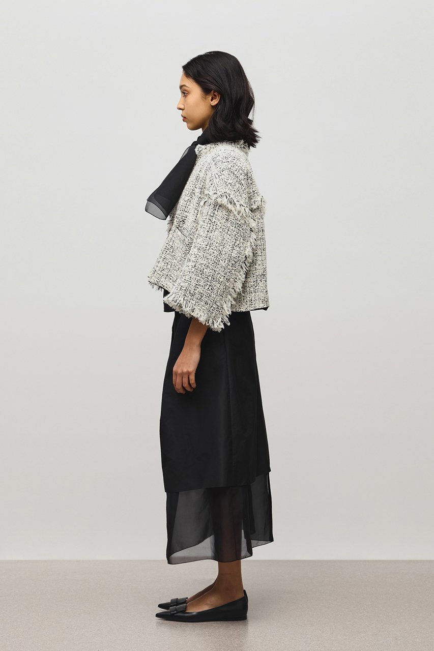 【デパリエ/DEPAREILLE】のシルクオーガンジースカート 人気、トレンドファッション・服の通販 founy(ファニー) 　ファッション　Fashion　レディースファッション　Fashion for Women　スカート　Skirts　ロングスカート　Long Skirts / Maxi & Midi Skirts　カットソー　Cut and Sewn Top　シアー　Sheer, See-Through　シンプル　Simple, Minimal　パーティ　Party, Party Style　リュクス　Luxury, Elegant, High-End, Chic　ロング　Long, Long-Length　other-6|ID: prp329100004374973 ipo3291000000032770302