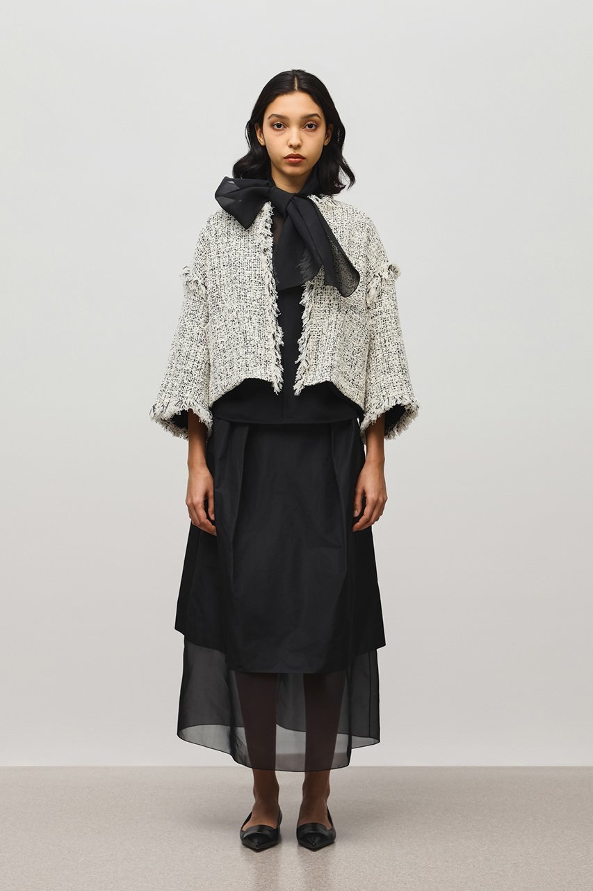 【デパリエ/DEPAREILLE】のシルクオーガンジースカート 人気、トレンドファッション・服の通販 founy(ファニー) 　ファッション　Fashion　レディースファッション　Fashion for Women　スカート　Skirts　ロングスカート　Long Skirts / Maxi & Midi Skirts　カットソー　Cut and Sewn Top　シアー　Sheer, See-Through　シンプル　Simple, Minimal　パーティ　Party, Party Style　リュクス　Luxury, Elegant, High-End, Chic　ロング　Long, Long-Length　other-8|ID: prp329100004374973 ipo3291000000032770305