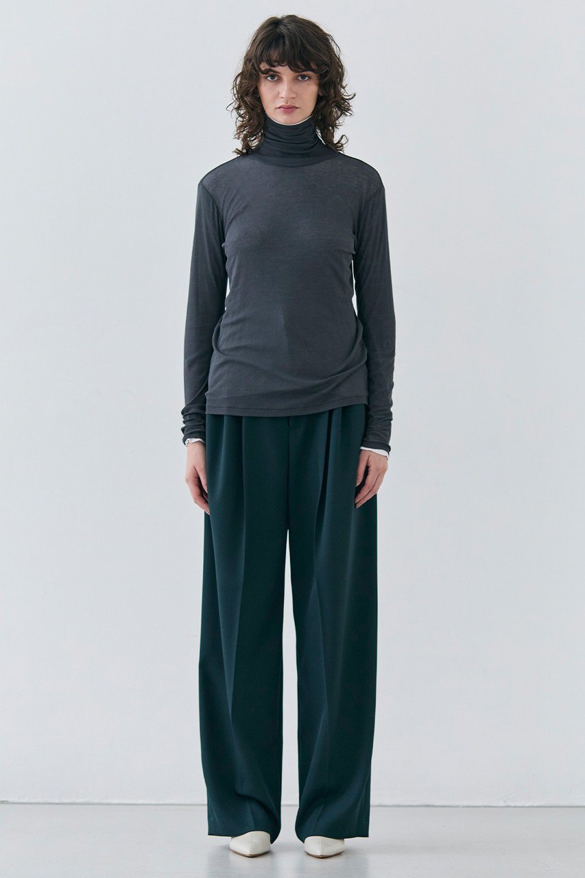 【ベイジ,/BEIGE,】のSTEVIA(ステビア)/ウール混タックワイドパンツ 人気、トレンドファッション・服の通販 founy(ファニー) 　ファッション　Fashion　レディースファッション　Fashion for Women　パンツ　Pants & Trousers　シンプル　Simple, Minimal　ドレープ　Drape, Draping Fabric　フォルム　Silhouette, Form　ワイド　Wide, Wide Fit　エレガント 上品　Elegant　other-6|ID: prp329100004374975 ipo3291000000035068606