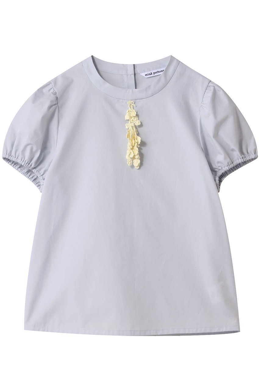 【ミナ ペルホネン/mina perhonen / KIDS】の【KIDS】floraleaf ブラウス 人気、トレンドファッション・服の通販 founy(ファニー) 　ファッション　Fashion　キッズファッション　Fashion for Kids　トップス・カットソー　Cut & Sew Tops　オケージョン　Occasion Wear　フロント　Front, Front Design　モチーフ　Motif, Design Theme　エレガント 上品　Elegant　 other-1|ID: prp329100004376782 ipo3291000000032839707