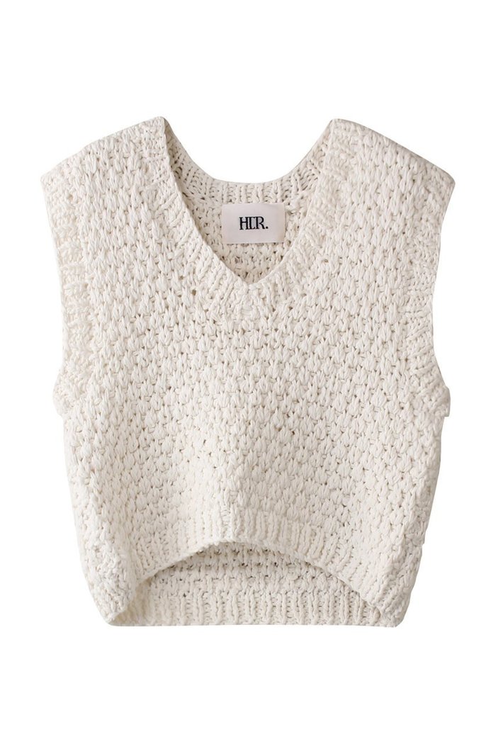 【ハー/HER.】のハンドニットコンパクトベスト インテリア・キッズ・メンズ・レディースファッション・服の通販 founy(ファニー) https://founy.com/ ファッション Fashion レディースファッション Fashion for Women トップス・カットソー Cut & Sew Tops ニット Knit Tops & Sweaters ベスト&ジレ / 重ね着スタイル Vests & Gilets カジュアルプルオーバー・ニットトップス Pullovers & Knit Tops / Casual Pullovers おすすめ Recommended / Our Picks アクセサリー Fashion Accessories カットソー Cut and Sewn Top コンパクト Compact, Small Size シアー Sheer, See-Through ハンド Hand, Handmade ベスト Vest, Waistcoat |ID: prp329100004378321 ipo3291000000032952245