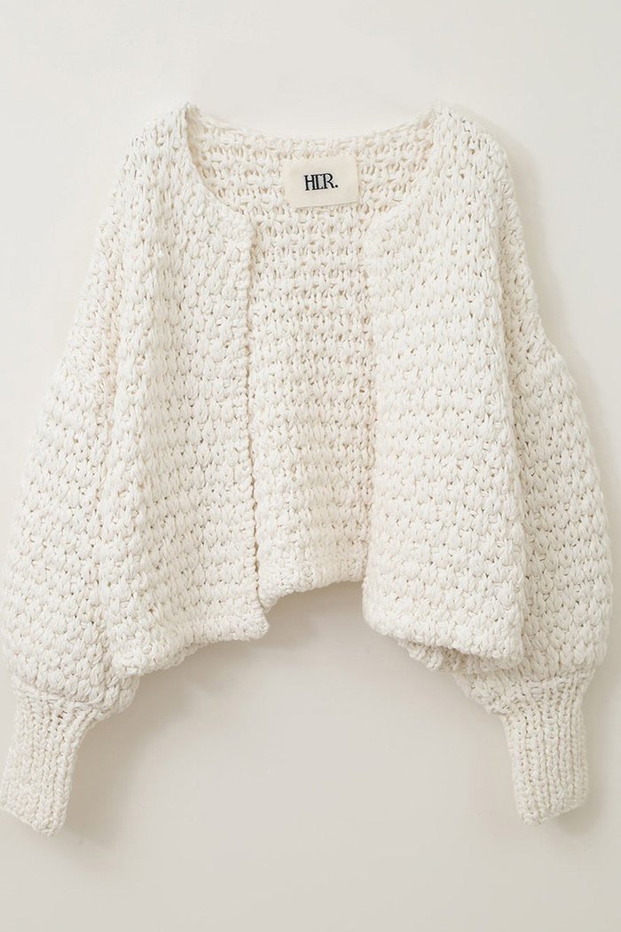 【ハー/HER.】のハンドニットパフスリーブボレロ インテリア・キッズ・メンズ・レディースファッション・服の通販 founy(ファニー) https://founy.com/ ファッション Fashion レディースファッション Fashion for Women トップス・カットソー Cut & Sew Tops ニット Knit Tops & Sweaters カーディガン・羽織り Layered Style Cardigans おすすめ Recommended / Our Picks カーディガン Cardigan, Knitwear スリーブ Sleeve, Long Sleeve / Short Sleeve ハンド Hand, Handmade ボトム Bottoms, Lower Wear ボレロ Bolero, Short Cardigan 春 Spring |ID: prp329100004378322 ipo3291000000032949362