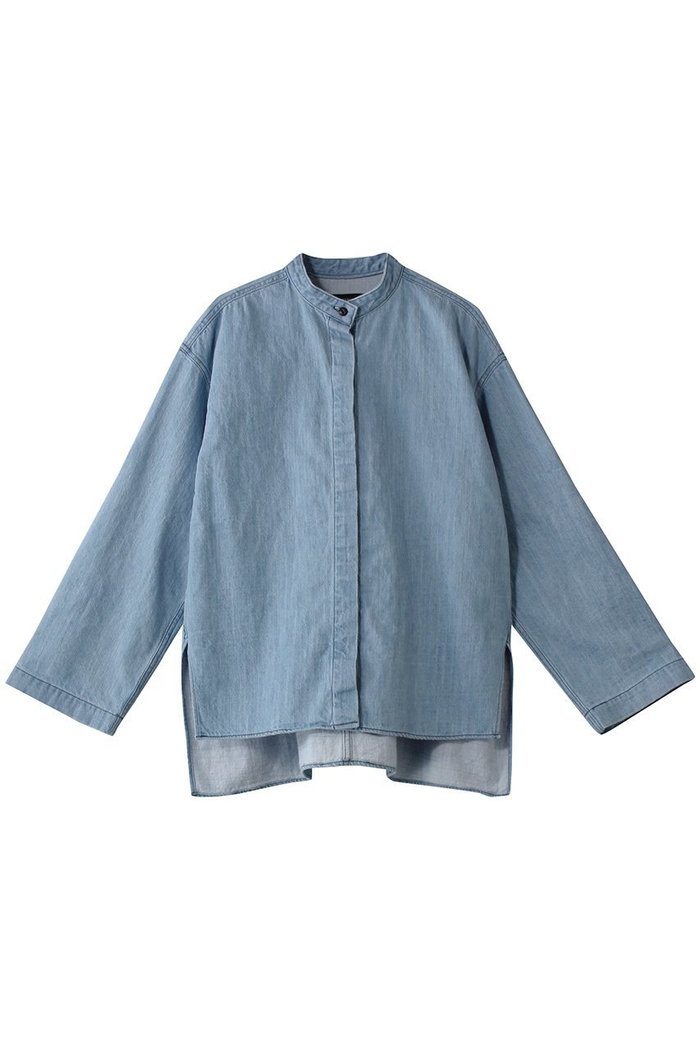 【フローレント/FLORENT】のバンドカラー ライトデニムシャツ インテリア・キッズ・メンズ・レディースファッション・服の通販 founy(ファニー) https://founy.com/ ファッション Fashion レディースファッション WOMEN トップス・カットソー Tops/Tshirt シャツ/ブラウス Shirts/Blouses スリーブ Sleeve デニム Denim バランス Balance ロング Long ワイド Wide 夏 Summer 春 Spring S/S・春夏 Ss・Spring/Summer |ID: prp329100004379409 ipo3291000000030603061