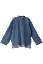 【フローレント/FLORENT】のバンドカラー ライトデニムシャツ 人気、トレンドファッション・服の通販 founy(ファニー) ファッション Fashion レディースファッション WOMEN トップス・カットソー Tops/Tshirt シャツ/ブラウス Shirts/Blouses 2025年 2025 2025春夏・S/S Ss,Spring/Summer,2025 スリーブ Sleeve デニム Denim バランス Balance ロング Long ワイド Wide 夏 Summer 春 Spring S/S・春夏 Ss・Spring/Summer thumbnail ブルー|ID: prp329100004379409 ipo3291000000030603063