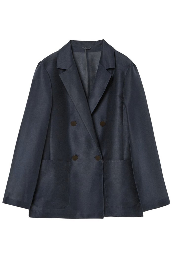 【アナイ/ANAYI】のハードオーガンジーダブルジャケット インテリア・キッズ・メンズ・レディースファッション・服の通販 founy(ファニー) https://founy.com/ ファッション Fashion レディースファッション Fashion for Women アウター Coat / Outerwear Collection レディースジャケット・軽アウター Jackets インナー Innerwear オーガンジー Organza Fabric カーディガン Cardigan, Knitwear ジャケット Jacket, Outerwear ダブル Double, Double-Breasted ポケット Pocket, Pocket Detail 夏 Summer |ID: prp329100004379415 ipo3291000000036107598