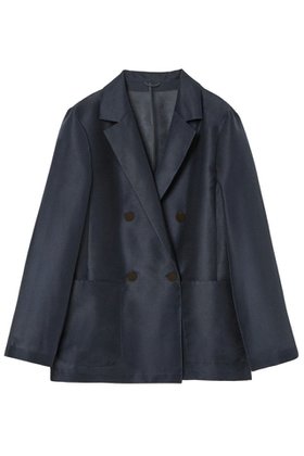 【アナイ/ANAYI】のハードオーガンジーダブルジャケット 人気、トレンドファッション・服の通販 founy(ファニー) ファッション Fashion レディースファッション Fashion for Women アウター Coat / Outerwear Collection レディースジャケット・軽アウター Jackets インナー Innerwear オーガンジー Organza Fabric カーディガン Cardigan, Knitwear ジャケット Jacket, Outerwear ダブル Double, Double-Breasted ポケット Pocket, Pocket Detail 夏 Summer |ID:prp329100004379415