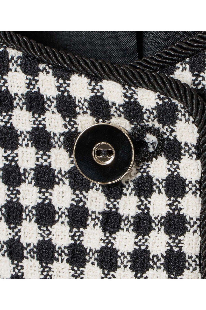 【アナイ/ANAYI】のドビーツイードクルージャケット 人気、トレンドファッション・服の通販 founy(ファニー) 　ファッション　Fashion　レディースファッション　Fashion for Women　アウター　Coat / Outerwear Collection　レディースジャケット・軽アウター　Jackets　クラシカル　Classical, Vintage-Inspired　ジャケット　Jacket, Outerwear　ツイード　Twill, Twill Weave　フロント　Front, Front Design　ブレード　Braid, Decorative Trim　エレガント 上品　Elegant　春　Spring　other-5|ID: prp329100004379417 ipo3291000000032958136