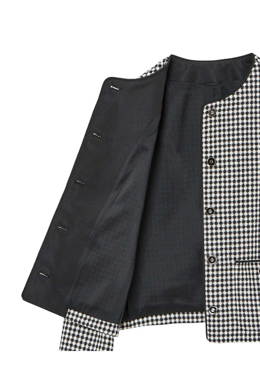 【アナイ/ANAYI】のドビーツイードクルージャケット 人気、トレンドファッション・服の通販 founy(ファニー) 　ファッション　Fashion　レディースファッション　Fashion for Women　アウター　Coat / Outerwear Collection　レディースジャケット・軽アウター　Jackets　クラシカル　Classical, Vintage-Inspired　ジャケット　Jacket, Outerwear　ツイード　Twill, Twill Weave　フロント　Front, Front Design　ブレード　Braid, Decorative Trim　エレガント 上品　Elegant　春　Spring　other-6|ID: prp329100004379417 ipo3291000000032958141