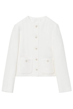 【アナイ/ANAYI】のドビーツイードクルージャケット 人気、トレンドファッション・服の通販 founy(ファニー) ファッション Fashion レディースファッション Fashion for Women アウター Coat / Outerwear Collection レディースジャケット・軽アウター Jackets クラシカル Classical, Vintage-Inspired ジャケット Jacket, Outerwear ツイード Twill, Twill Weave フロント Front, Front Design ブレード Braid, Decorative Trim エレガント 上品 Elegant 春 Spring |ID:prp329100004379417