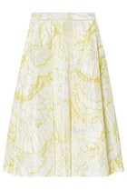 【アナイ/ANAYI】のバタフライプリントタックスカート イエロー|ID: prp329100004379418 ipo3291000000035052862