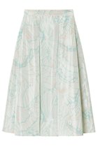 【アナイ/ANAYI】のバタフライプリントタックスカート ミントグリーン|ID: prp329100004379418 ipo3291000000035846976