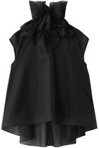 【ドメル/DOMELLE】のスカーフ付き オーガンジートップス 人気、トレンドファッション・服の通販 founy(ファニー) ファッション Fashion レディースファッション Fashion for Women トップス・カットソー Cut & Sew Tops シャツ・ブラウス・オフィスカジュアル Elegant Blouses & Button-Ups エアリー Airy Texture オーガンジー Organza Fabric ショート Short, Short Length スカーフ Scarf, Neckwear スリーブ Sleeve, Long Sleeve / Short Sleeve 春 Spring thumbnail ブラック|ID: prp329100004379435 ipo3291000000032865620