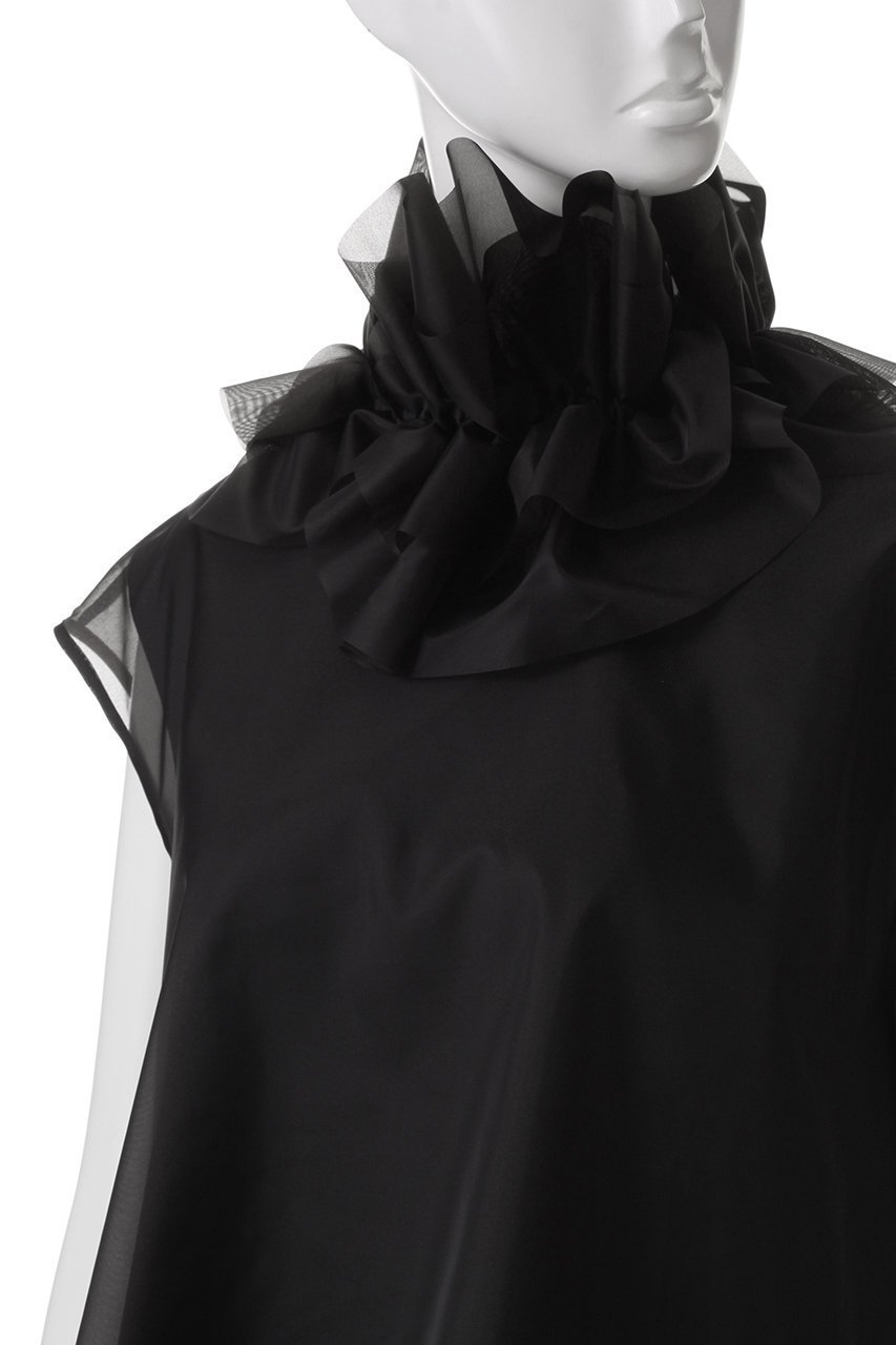 【ドメル/DOMELLE】のスカーフ付き オーガンジートップス 人気、トレンドファッション・服の通販 founy(ファニー) 　ファッション　Fashion　レディースファッション　Fashion for Women　トップス・カットソー　Cut & Sew Tops　シャツ・ブラウス・オフィスカジュアル　Elegant Blouses & Button-Ups　エアリー　Airy Texture　オーガンジー　Organza Fabric　ショート　Short, Short Length　スカーフ　Scarf, Neckwear　スリーブ　Sleeve, Long Sleeve / Short Sleeve　春　Spring　other-5|ID: prp329100004379435 ipo3291000000032865642