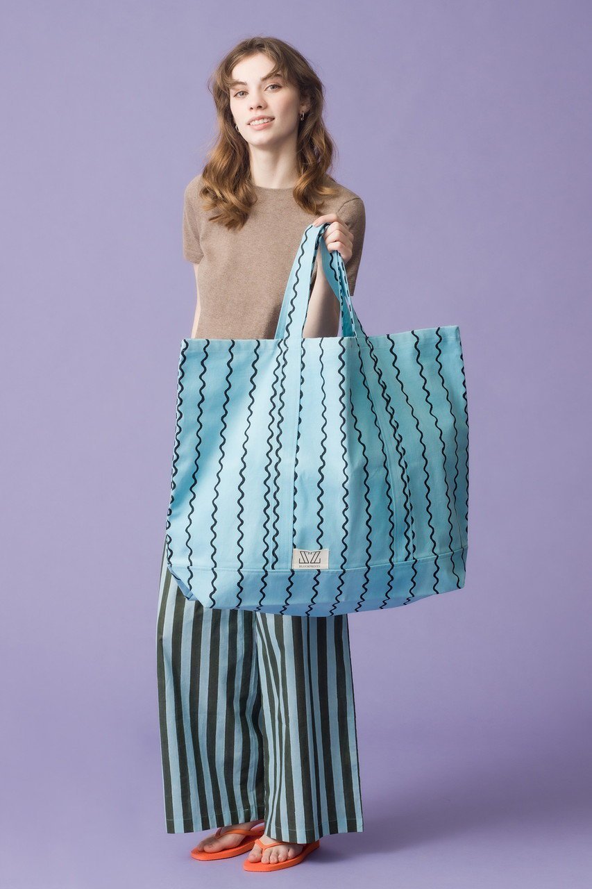 【エスゼット ブロックプリント/SZ Blockprints】のMAGGI オーバーサイズコットントートバッグ 人気、トレンドファッション・服の通販 founy(ファニー) 　ファッション　Fashion　レディースファッション　Fashion for Women　バッグ　Bags　シンプル　Simple, Minimal　夏　Summer　other-7|ID: prp329100004379444 ipo3291000000035553008