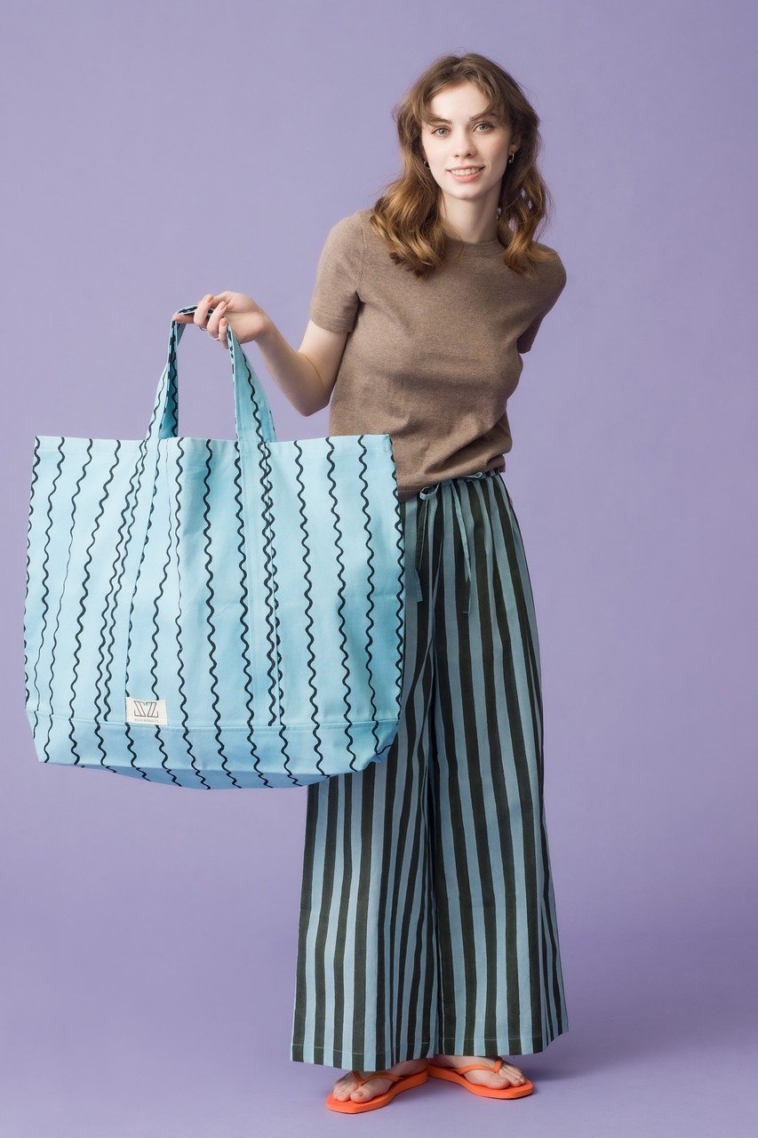 【エスゼット ブロックプリント/SZ Blockprints】のMAGGI オーバーサイズコットントートバッグ 人気、トレンドファッション・服の通販 founy(ファニー) 　ファッション　Fashion　レディースファッション　Fashion for Women　バッグ　Bags　シンプル　Simple, Minimal　夏　Summer　other-2|ID: prp329100004379444 ipo3291000000036024799