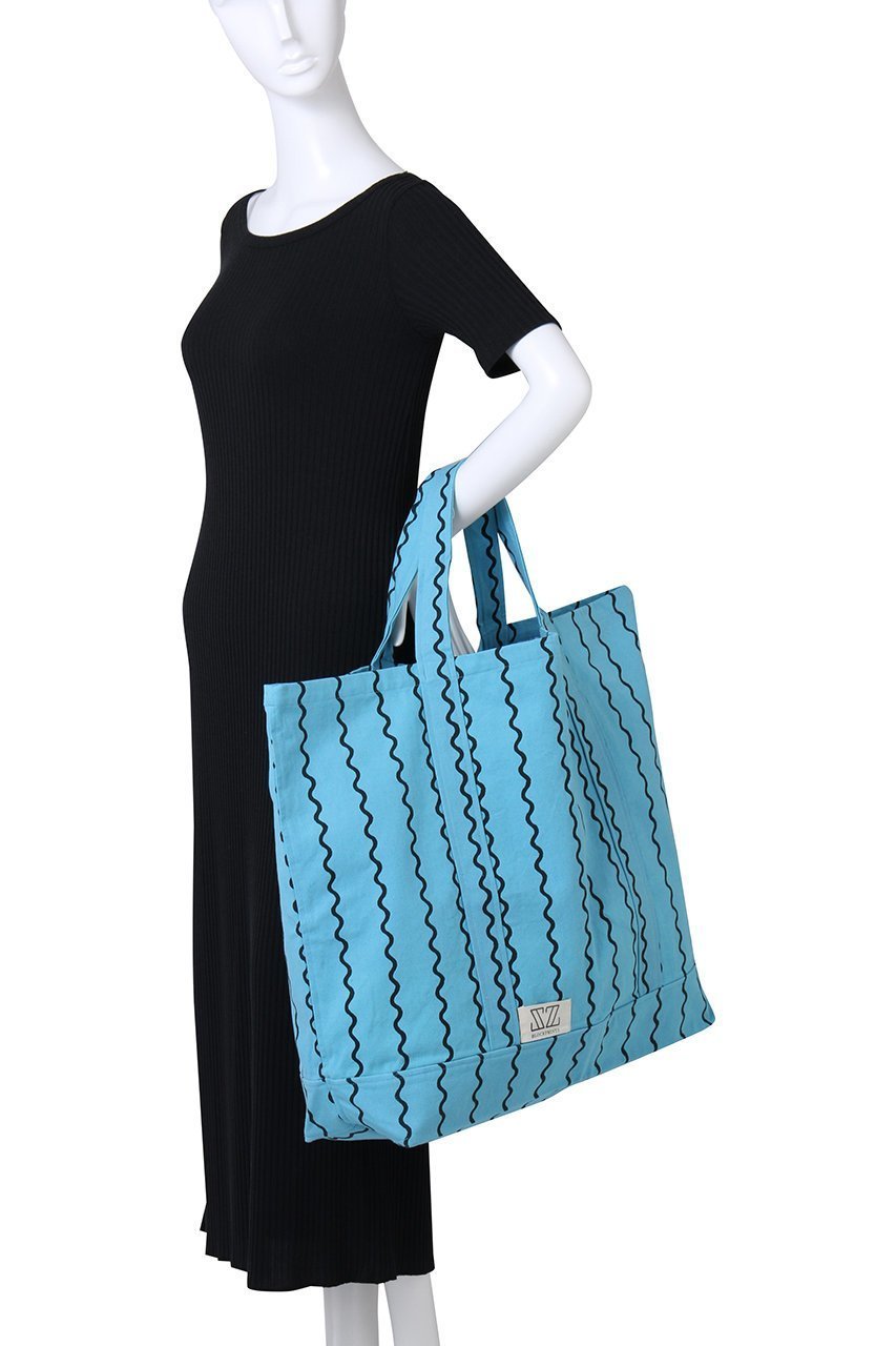 【エスゼット ブロックプリント/SZ Blockprints】のMAGGI オーバーサイズコットントートバッグ 人気、トレンドファッション・服の通販 founy(ファニー) 　ファッション　Fashion　レディースファッション　Fashion for Women　バッグ　Bags　シンプル　Simple, Minimal　夏　Summer　other-3|ID: prp329100004379444 ipo3291000000036024801