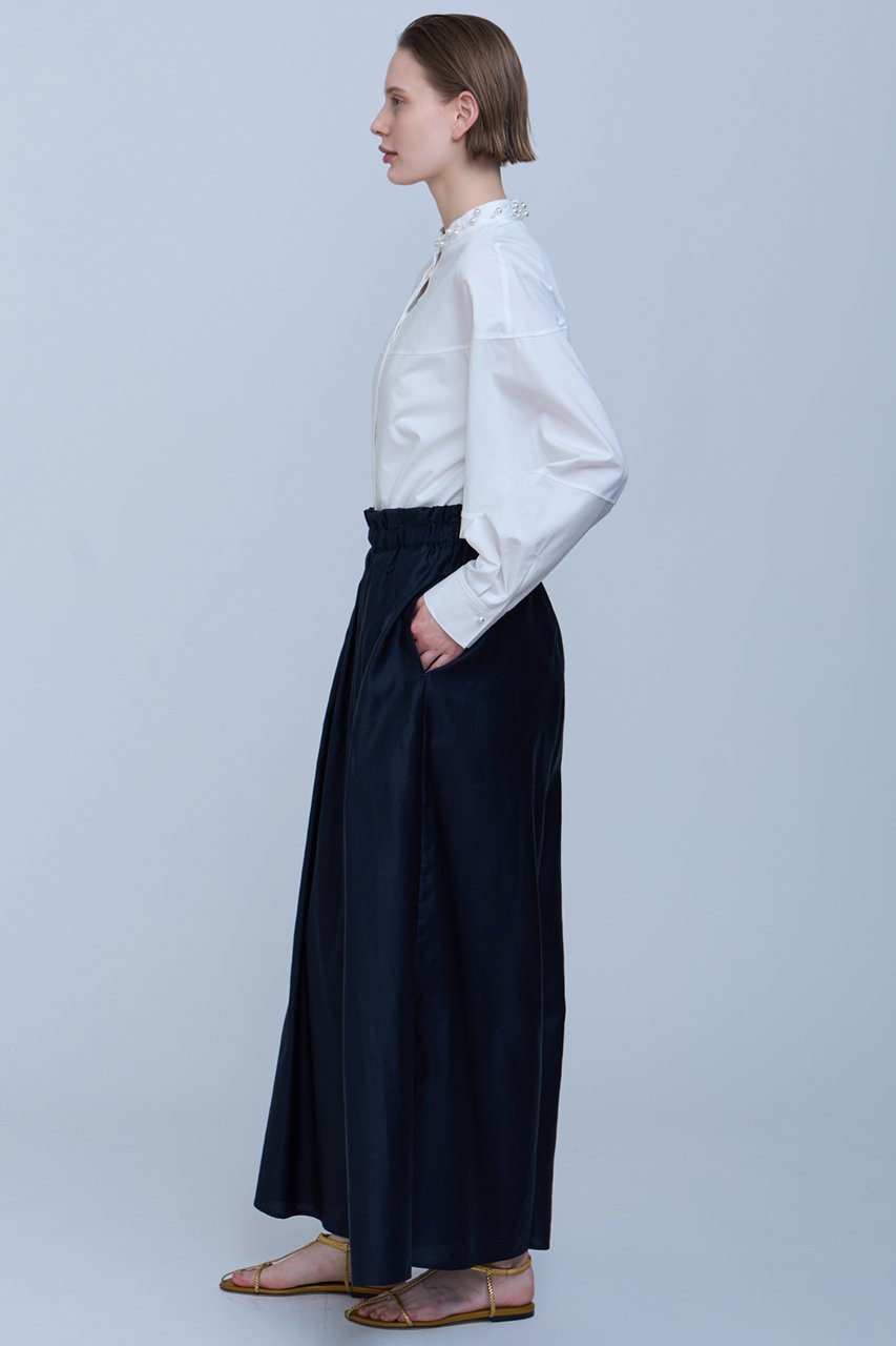 【ハウス オブ ロータス/HOUSE OF LOTUS】のライトモールスキンサスペンダーパンツ 人気、トレンドファッション・服の通販 founy(ファニー) 　ファッション　Fashion　レディースファッション　Fashion for Women　パンツ　Pants & Trousers　エレガント 上品　Elegant　ギャザー　Gathered, Ruffled　サスペンダー　Suspenders, Braces　サテン　Satin, Glossy Fabric　フロント　Front, Front Design　ランダム　Random, Irregular　軽量　Lightweight, Ultra Light　other-5|ID: prp329100004380595 ipo3291000000032909435