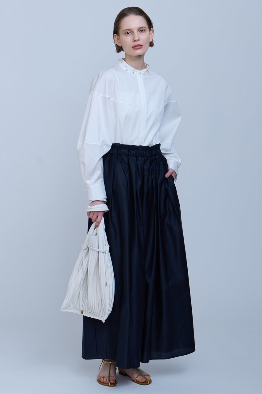 【ハウス オブ ロータス/HOUSE OF LOTUS】のライトモールスキンサスペンダーパンツ 人気、トレンドファッション・服の通販 founy(ファニー) 　ファッション　Fashion　レディースファッション　Fashion for Women　パンツ　Pants & Trousers　エレガント 上品　Elegant　ギャザー　Gathered, Ruffled　サスペンダー　Suspenders, Braces　サテン　Satin, Glossy Fabric　フロント　Front, Front Design　ランダム　Random, Irregular　軽量　Lightweight, Ultra Light　other-8|ID: prp329100004380595 ipo3291000000032909443