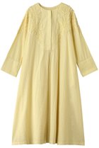 【ハウス オブ ロータス/HOUSE OF LOTUS】のエンブロイダリーサッカーワンピース ライトイエロー|ID: prp329100004380597 ipo3291000000032870655