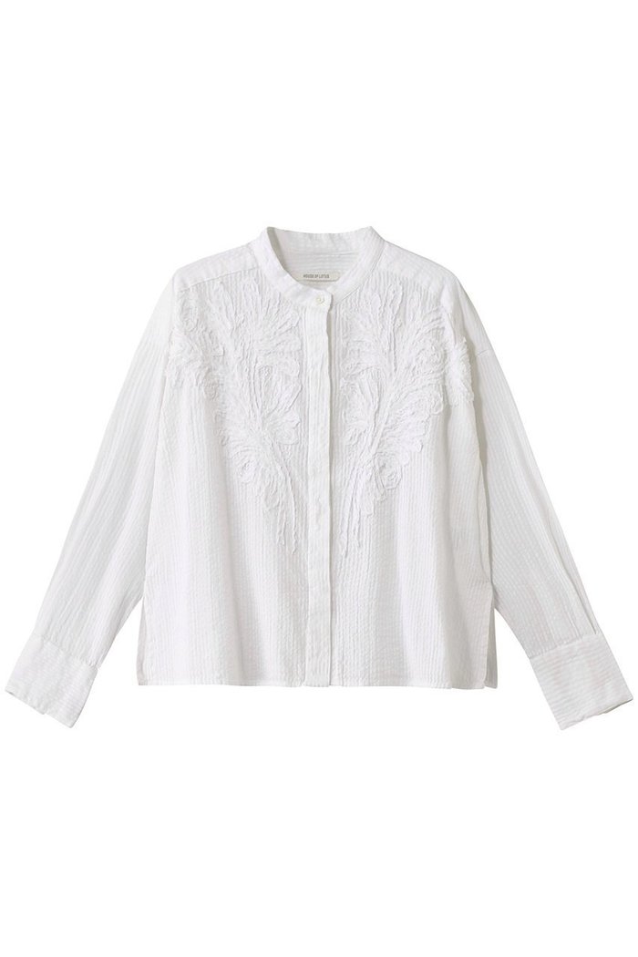 【ハウス オブ ロータス/HOUSE OF LOTUS】のエンブロイダリーサッカーシャツ インテリア・キッズ・メンズ・レディースファッション・服の通販 founy(ファニー) https://founy.com/ ファッション Fashion レディースファッション Fashion for Women トップス・カットソー Cut & Sew Tops シャツ・ブラウス・オフィスカジュアル Elegant Blouses & Button-Ups インド Indian Textile サッカー Seersucker, Summer Fabric シアー Sheer, See-Through スリーブ Sleeve, Long Sleeve / Short Sleeve ボタニカル Botanical, Floral Pattern ロング Long, Long-Length ワイド Wide, Wide Fit 人気 Popular, Best Seller |ID: prp329100004380598 ipo3291000000032845173