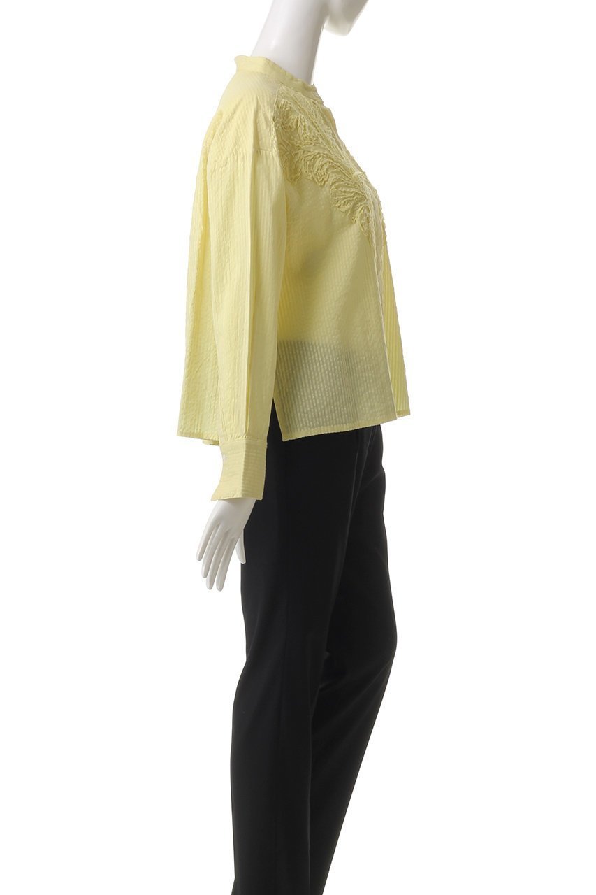 【ハウス オブ ロータス/HOUSE OF LOTUS】のエンブロイダリーサッカーシャツ 人気、トレンドファッション・服の通販 founy(ファニー) 　ファッション　Fashion　レディースファッション　Fashion for Women　トップス・カットソー　Cut & Sew Tops　シャツ・ブラウス・オフィスカジュアル　Elegant Blouses & Button-Ups　インド　Indian Textile　サッカー　Seersucker, Summer Fabric　シアー　Sheer, See-Through　スリーブ　Sleeve, Long Sleeve / Short Sleeve　ボタニカル　Botanical, Floral Pattern　ロング　Long, Long-Length　ワイド　Wide, Wide Fit　人気　Popular, Best Seller　other-3|ID: prp329100004380598 ipo3291000000032845200