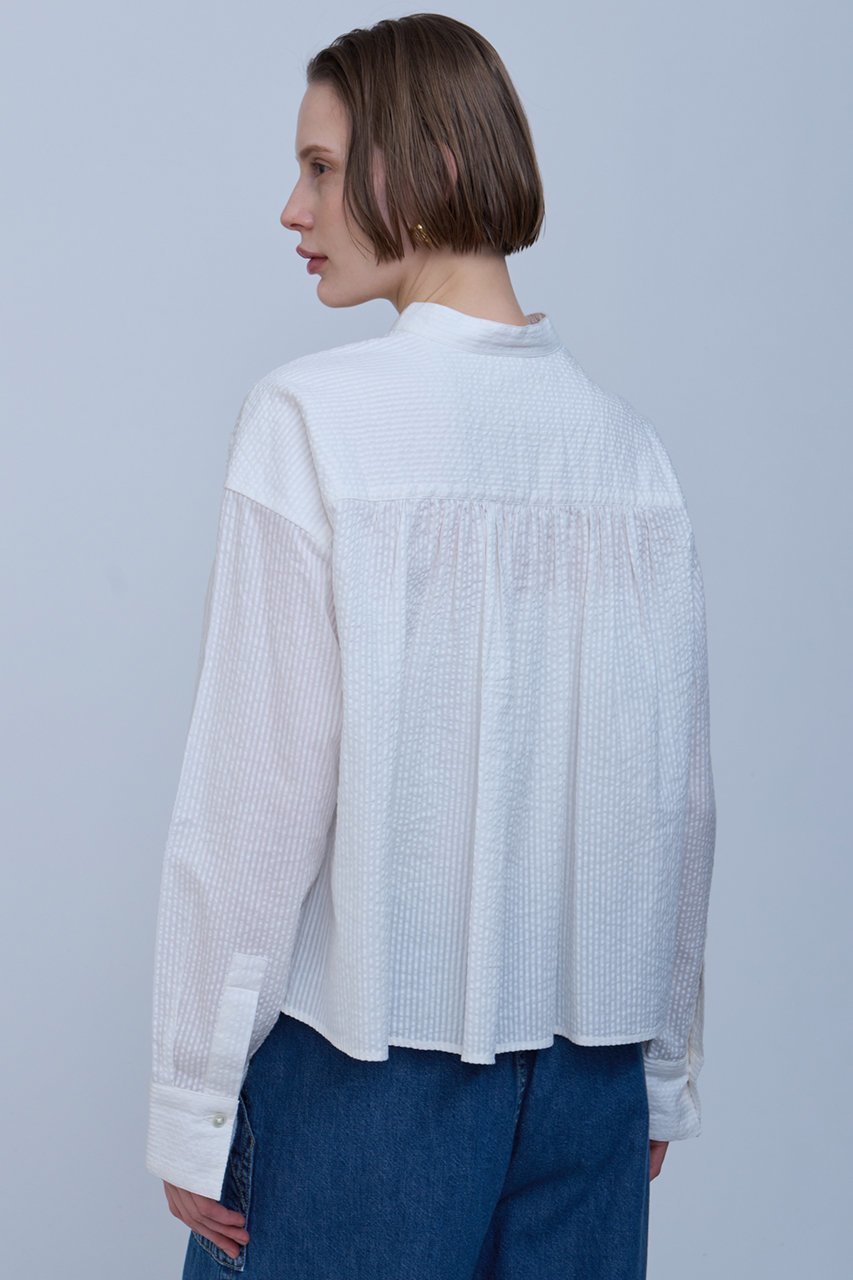 【ハウス オブ ロータス/HOUSE OF LOTUS】のエンブロイダリーサッカーシャツ 人気、トレンドファッション・服の通販 founy(ファニー) 　ファッション　Fashion　レディースファッション　Fashion for Women　トップス・カットソー　Cut & Sew Tops　シャツ・ブラウス・オフィスカジュアル　Elegant Blouses & Button-Ups　インド　Indian Textile　サッカー　Seersucker, Summer Fabric　シアー　Sheer, See-Through　スリーブ　Sleeve, Long Sleeve / Short Sleeve　ボタニカル　Botanical, Floral Pattern　ロング　Long, Long-Length　ワイド　Wide, Wide Fit　人気　Popular, Best Seller　other-8|ID: prp329100004380598 ipo3291000000032845226