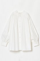 【ハウス オブ ロータス/HOUSE OF LOTUS】のブロードタックシャーリングブラウス ホワイト|ID: prp329100004380601 ipo3291000000032849211